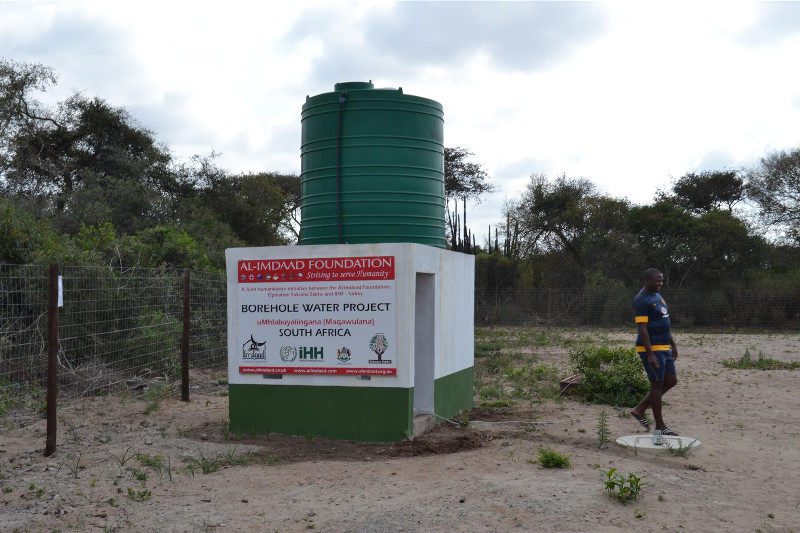 Mr Mhlongo is the responsible person for the iHH borehole established in the Maqawulani area
